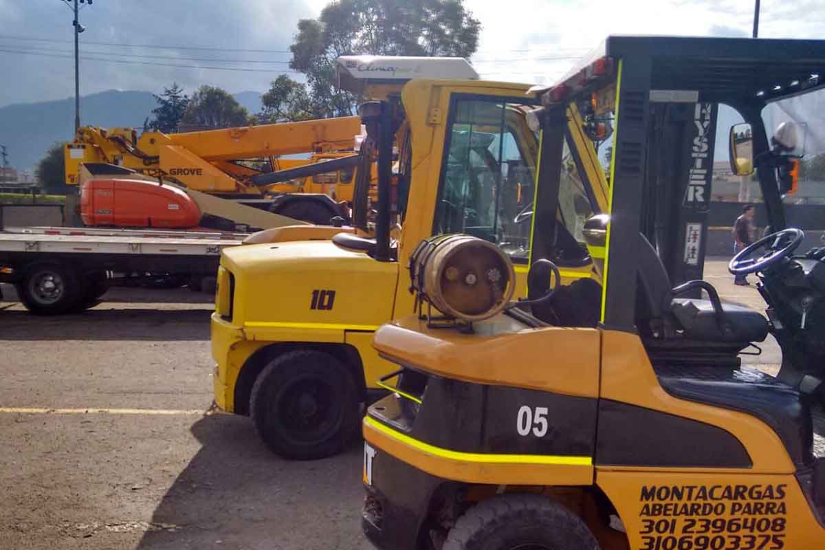 Alquiler de montacargas en Bogotá